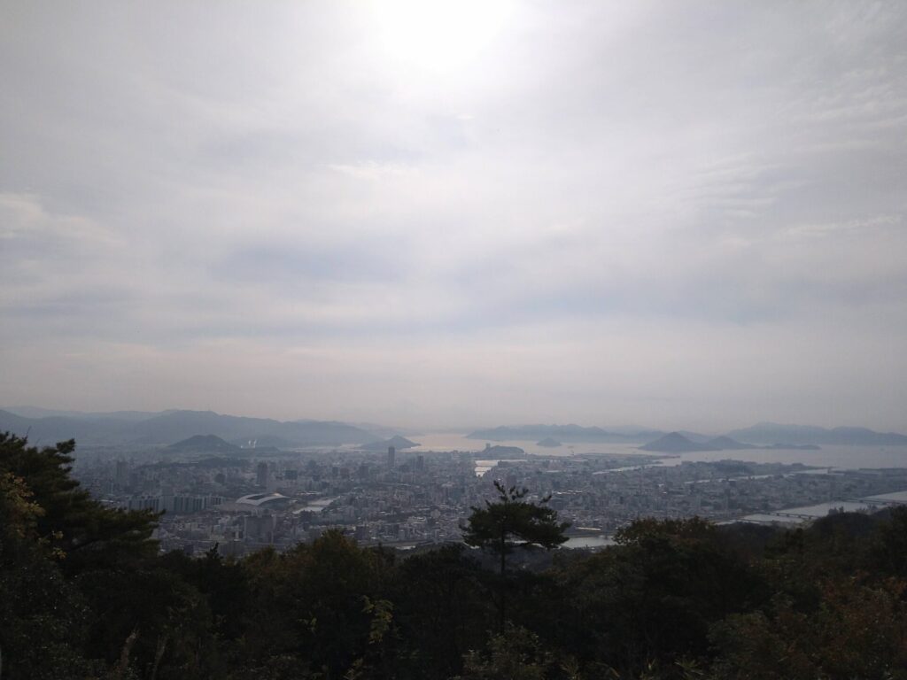 宗箇山山頂からの眺め